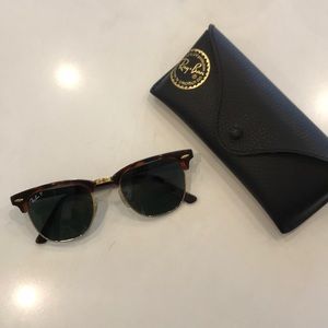 Ray-Ban Clubmaster Classic Polarized Sunglasses